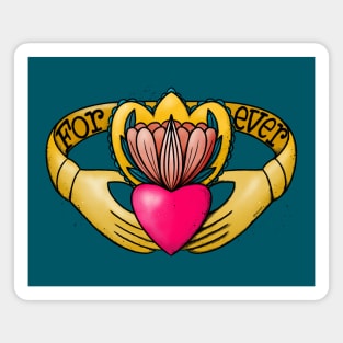 LOVE CLADDAGH  RING Magnet